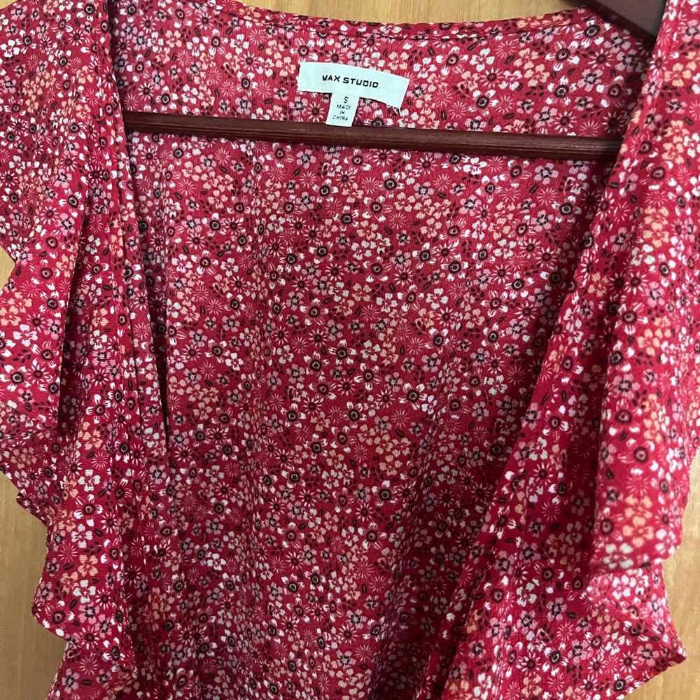 Fun and flirty Max Studio wrap dress